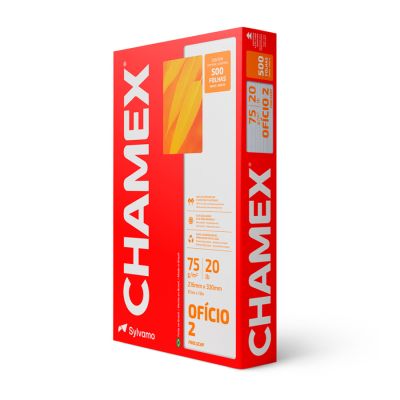 Papel Sulfite Oficio 2 75g 216 X 330 Chamex 500fls