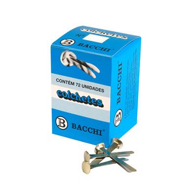 Colchete Nr.09 Cx C/72 Unid. Bacchi
