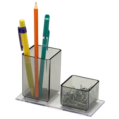 Porta Lapis E Clips Fume Acrimet 939.1