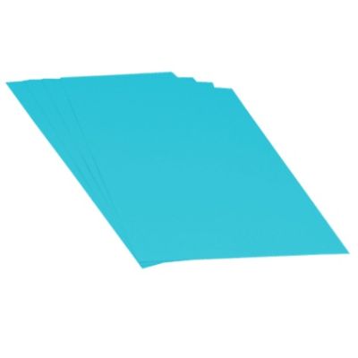 Papel Sulfite Oficio 180g 60kg Azul 100fls