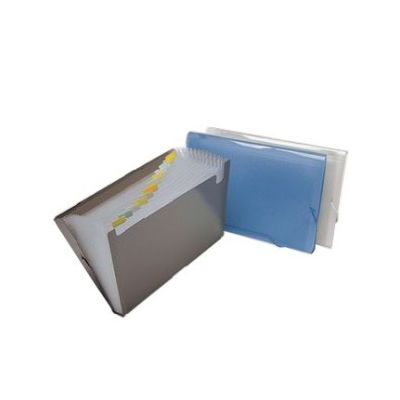 Pasta Sanfona A4 12 Divisoes Fume Line Polibras 90716