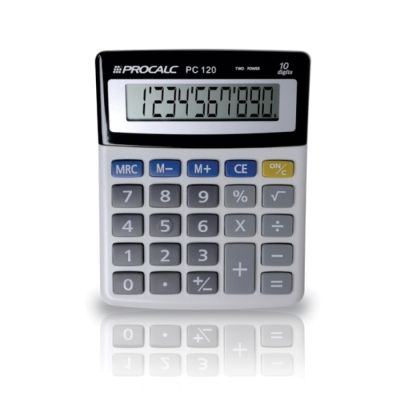 Calculadora Mesa 10 Digitos Pc120 Procalc Ww