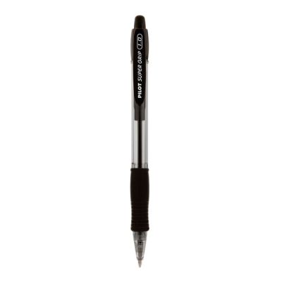 Caneta Esferografica Retratil Bps Supergrip 1.0mm Preta Pilot
