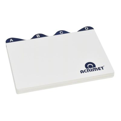 Indice P/ Fichario A/z 4x6 Acrimet 632.0