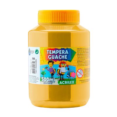Tinta Guache 500ml Amarelo Ouro Acrilex 505