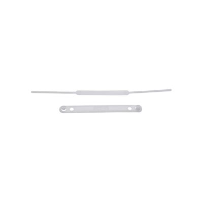 Grampo Trilho Plastico Dellofix C/50 Un Dello Branco 301.e