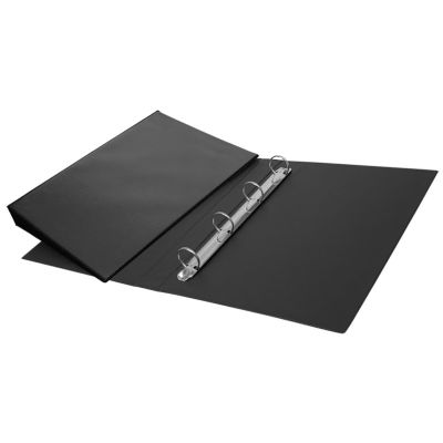 Pasta Fichario 4 Argolas 40mm Preta Pvc S/plastificar 7059sc Dac