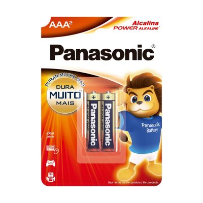 Pilha Alcalina Aaa Lr03/2b 1,5v C/2 Un Panasonic