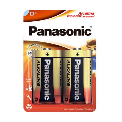 Pilha Grande Alcalina Lr20/2b C/2 Un Panasonic
