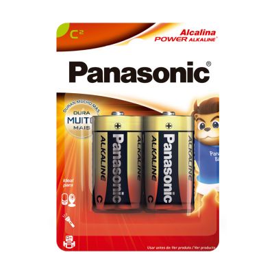 Pilha Media Alcalina Lr14/2b C/2 Un Panasonic