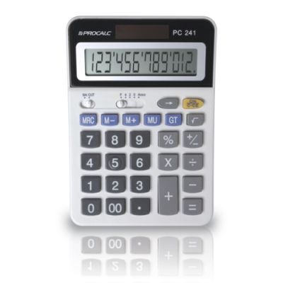 Calculadora Mesa 12 Digitos Pc241 Procalc Ww