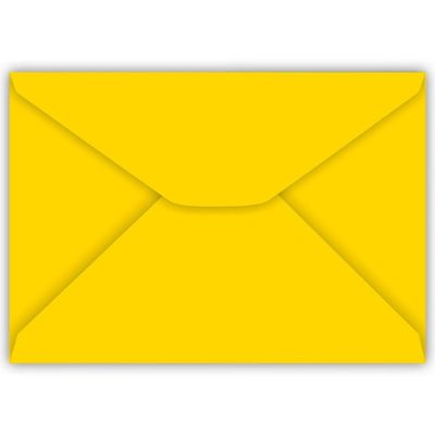 Envelope Colors 114x160 Amarelo 80g 2466 Cx C/100 Foroni