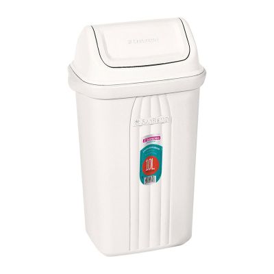 Cesto De Lixo 10l Plastico C/ Tampa Basculante 281 Sanremo