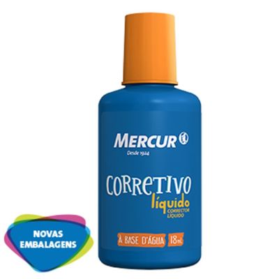 Corretivo Liquido Base D´agua 18ml Mercur