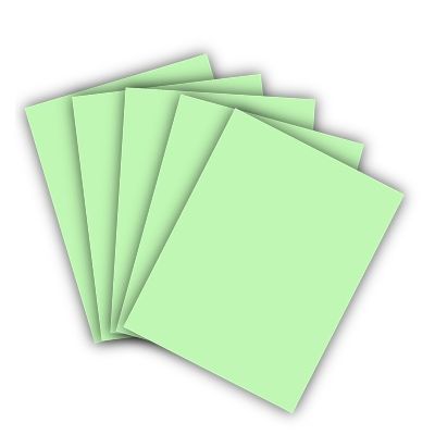 Papel Sulfite A4 180g 60kg Verde 100fls