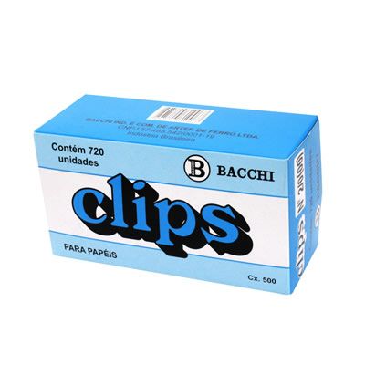 Clips N.2/0 Galvanizado Cx 720 Un Bacchi
