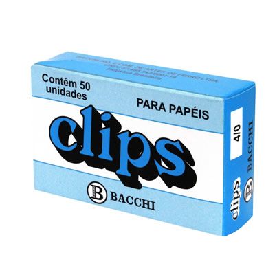 Clips N.4/0 Galvanizado Cx 50 Un Bacchi