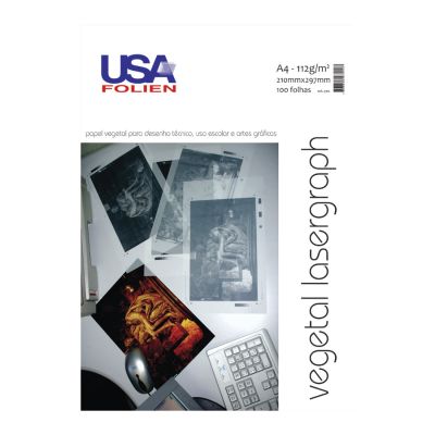 Papel Vegetal A4 112g 100fls Usa Folien 7211