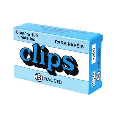 Clips N.0 Galvanizado Cx 100 Un Bacchi