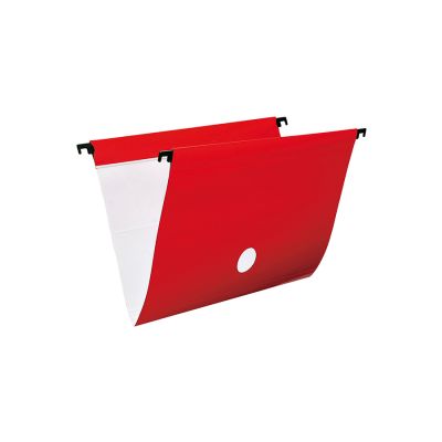 Pasta Suspensa Plastificada Delloplus Vermelha C/6 Dello 0099.u