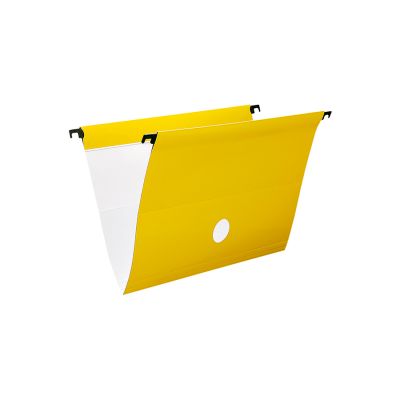 Pasta Suspensa Plastificada Delloplus Amarela C/6 Dello 0099.a