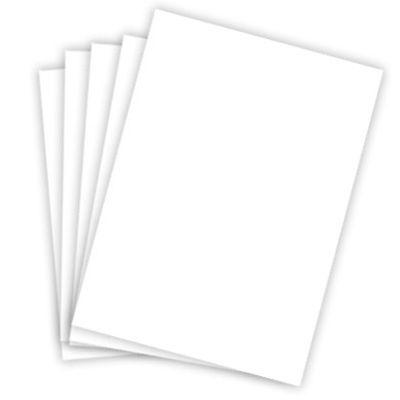 Pasta Simples Cartolina 150g 33x50 Branca C/10fls