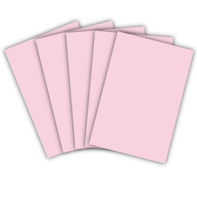 Pasta Simples Cartolina 150g 33x50 Rosa C/10fls