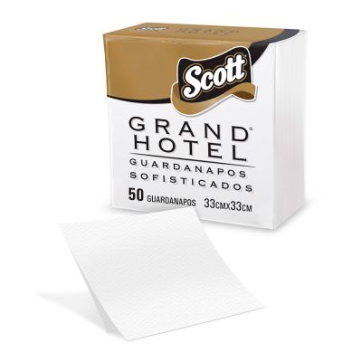 Guardanapo Mesa 31,8 X 32,8cm C/ 50 Grand Hotel Scott 30240832