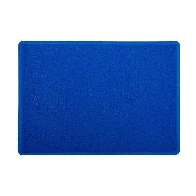 Tapete Capacho Vinil 40x60 Azul Royal Kapazi