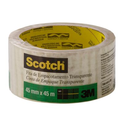 Fita Adesiva 45mm X 45m Transparente Scotch 5802 3m