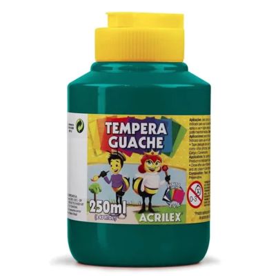 Tinta Guache 250ml Verde Bandeira Acrilex 511