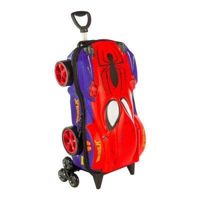 Mochila Infantil C/ Rodas 3d Homem Aranha 3800am23 Maxtoy