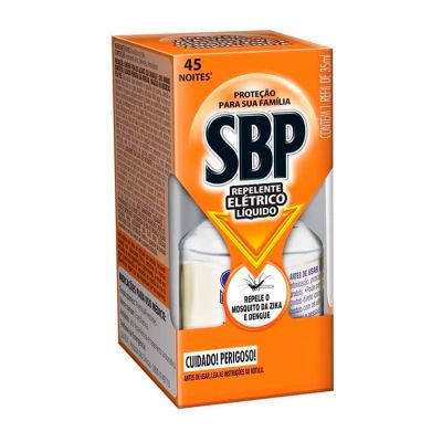 Repelente Eletrico Liquido Refil 45 Noites 35ml Sbp