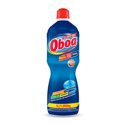 Desinfetante Cloro Gel 1l Qboa