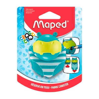 Apontador C/ Deposito Croc Croc Hipopótamo 016610 Maped