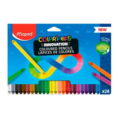 Lapis De Cor 24 Cores Colorpeps Infinity 861601 Maped