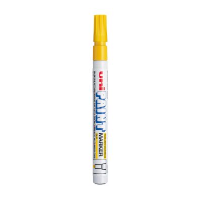 Caneta Marcador Permanente Uni Paint Marker Px-21 Amarelo Uniball