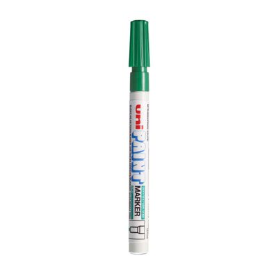 Caneta Marcador Permanente Uni Paint Marker Px-21 Verde Uniball