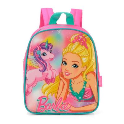 Mochila Infantil Costas Barbie Verde Is38967bb Luxcel
