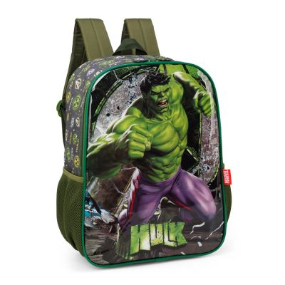 Mochila Infantil Costas Hulk Preto Is39571ag Luxcel