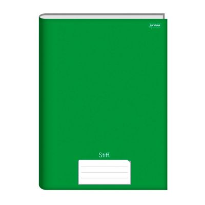 Caderno Linguagem Brochura Capa Dura 1/4 96fls Verde Stiff Jandaia