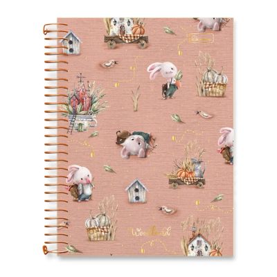 Caderno Colegial Capa Dura 10x1 160fls Woodland Cadersil