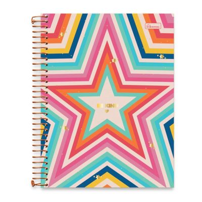 Caderno Espiral Universitario Capa Dura 10x1 160 Fls Be Kind Cadersil