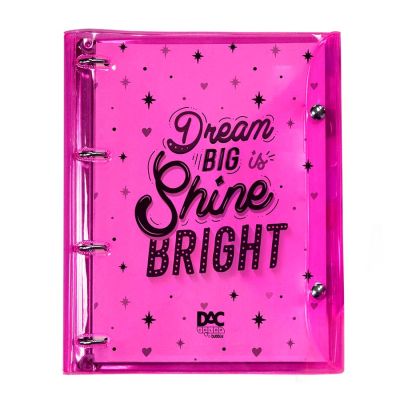 Fichario Universitario 192fls Bubble Rosa 3866 Dac