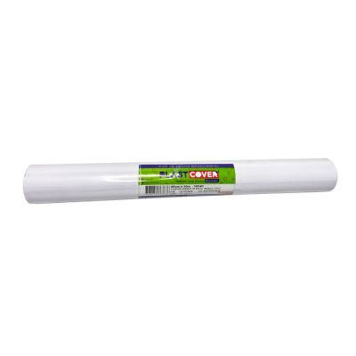 Plastico Auto Adesivo Branco Opaco 45cm X 10m 80 Micras Plastcover