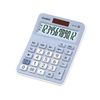 Calculadora Mesa Azul Claro Mx-12b-lb 12 Digitos Casio