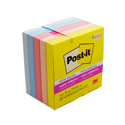 Post-it Colecao Alegria 450 Fls 76 X 76cm 3m