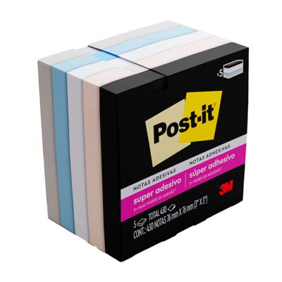 Post-it Colecao Serenidade C/ 5 Blocos 76 X 76mm 3m