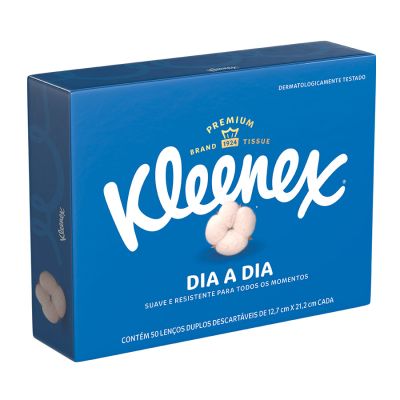Lenco Papel Dia A Dia Box 12,7x21,2cm C/50 Kleenex