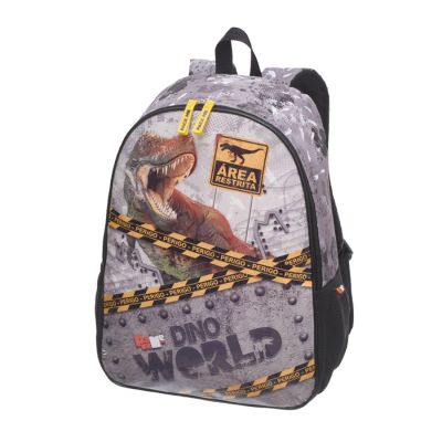 Mochila Costas Pack Me Dino World Cinza 998ag04 Pacific